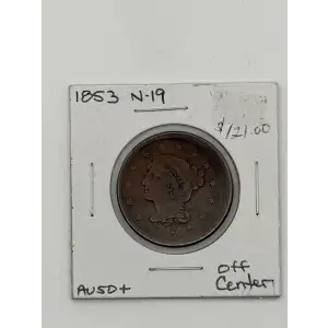Large Cents - Braided Hair Cent (1839-1857)
