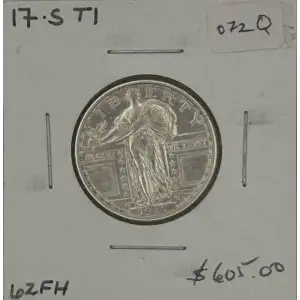 Quarter Dollars---Standing Liberty