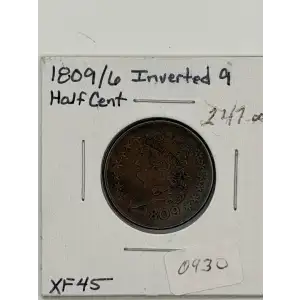 Half Cents -Classic Head 1809-36 -Copper