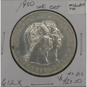 Classic Commemorative Silver--- Lafayette Dollar 1900