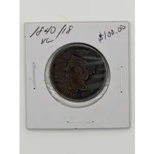 Large Cents - Braided Hair Cent (1839-1857) (2)