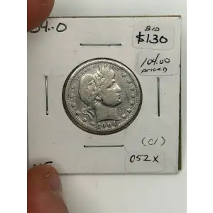 Quarter Dollars---Barber or Liberty Head