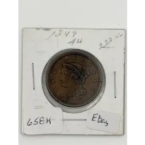 Large Cents - Braided Hair Cent (1839-1857)