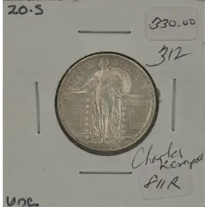 Quarter Dollars---Standing Liberty