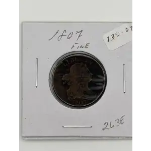 Half Cent Draped Bust-1800-08 -Copper