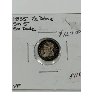 Half Dimes---Capped Bust 1829-1837 -Silver- 0.5 Dime
