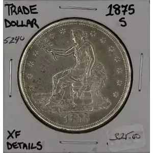 Trade Dollars---Trade Dollars 1873-1885 -Silver- 1 Dollar (2)