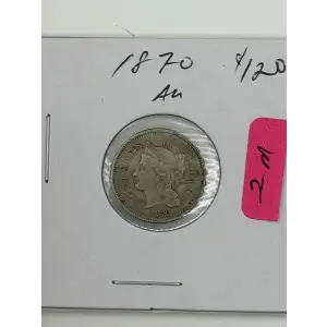 Nickel Three Cent Pieces 1865-1889