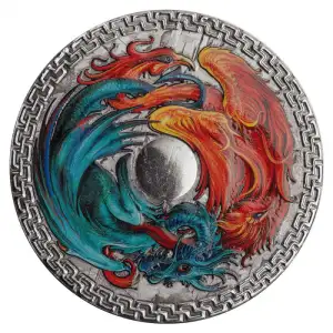 2022 1oz Tokelau  Aletai Meteorite Dragon and Phoenix Colorized BU (2)