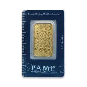 1oz PAMP Gold Bar - Suisse Repeater