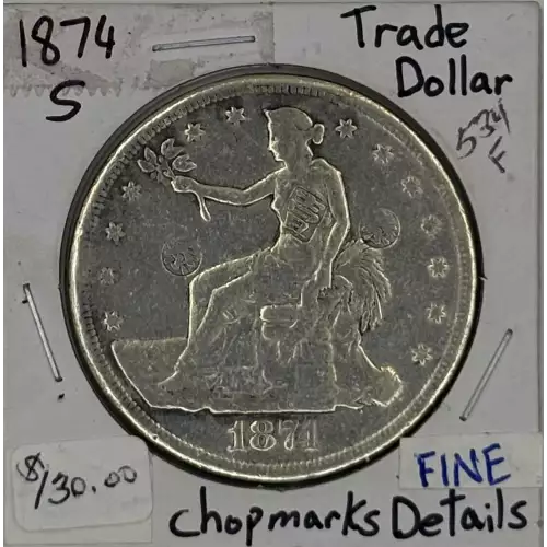 Trade Dollars---Trade Dollars 1873-1885 -Silver- 1 Dollar